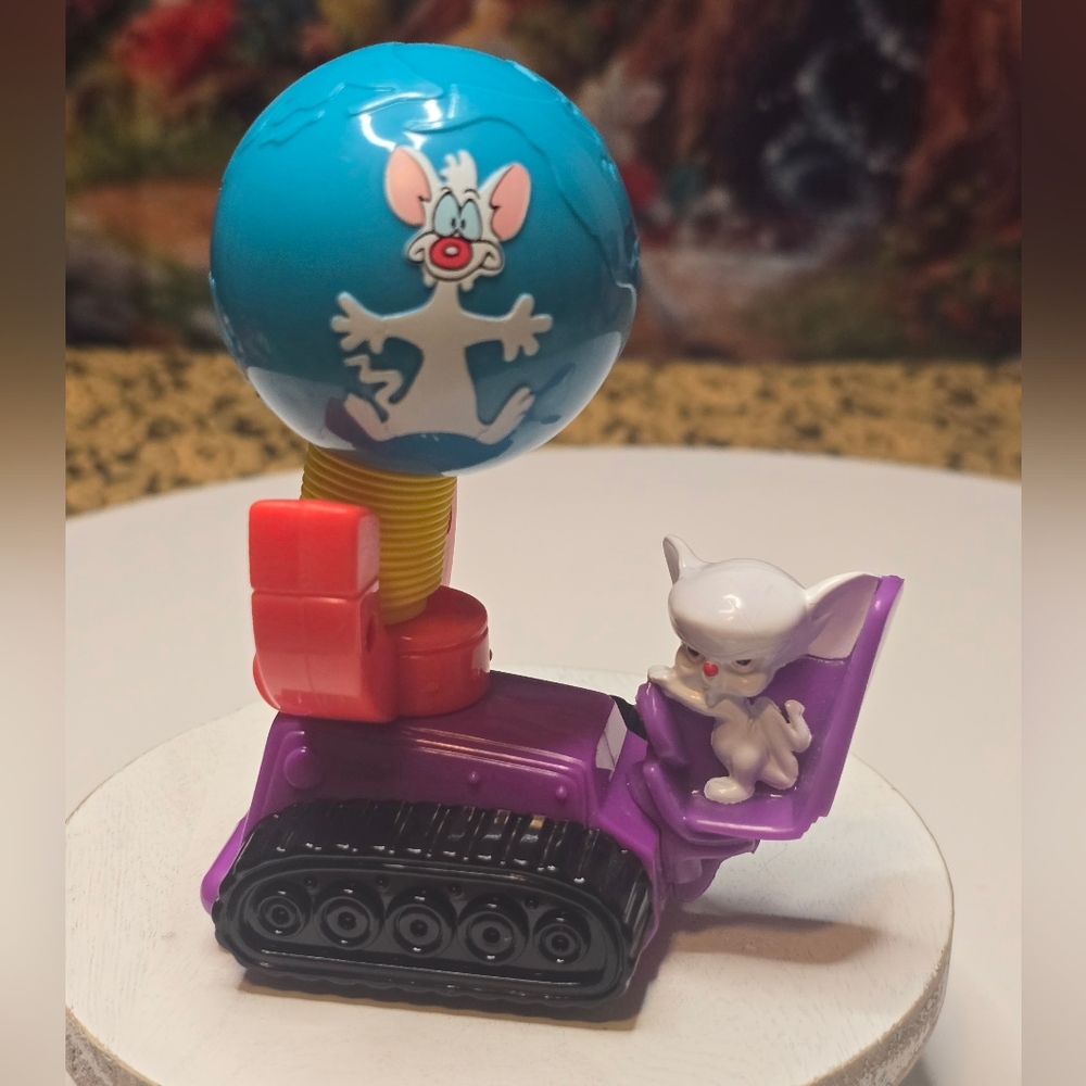Pinky & the Brain Toy 1994 McDonalds Happy Meal Warner Bros Animaniacs Dozer
